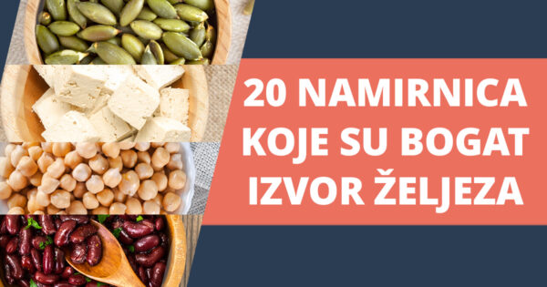 20 namirnica koje su bogat izvor zeljeza